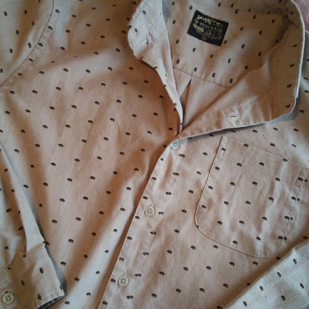 🐂Bison Print 🐂United By Blue Long Sleeve